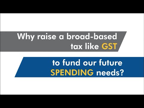 Why raise a broad based tax like GST to fund our future spending needs?