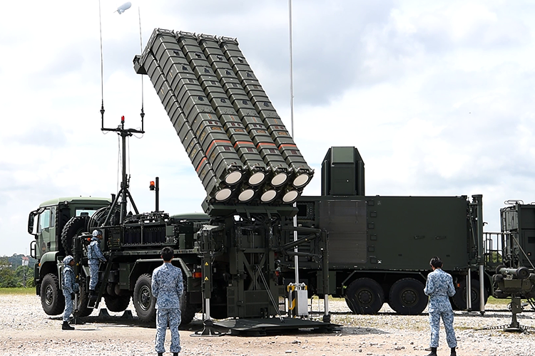 Demonstration of the Aster 30 Missile System, newly incorporated into the Island Air Defence System (MINDEF)
