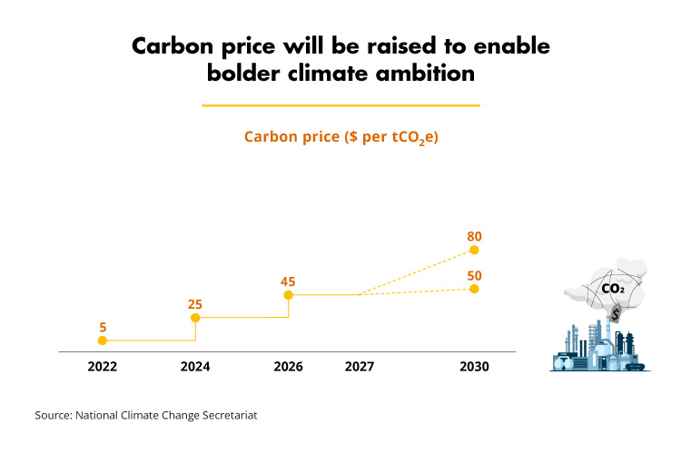 Carbon price will be raised to enable bolder climate ambition (NCCS)